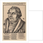 Portrait of Martin Luther, 1546 by Anonymous