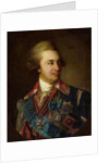 Portrait of Prince Grigory Alexandrovich Potyomkin, before 1792 by Anonymous