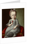 Portrait of Sophia Elizabeth von Brukenthal, c. 1790 by Anonymous