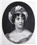 Portrait of the author Baronne Anne Louise Germaine de Staël, by Anonymous