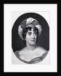 Portrait of the author Baronne Anne Louise Germaine de Staël, by Anonymous