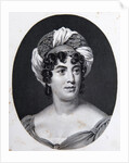 Portrait of the author Baronne Anne Louise Germaine de Staël, by Anonymous
