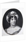 Portrait of the author Baronne Anne Louise Germaine de Staël, by Anonymous