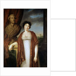 Portrait of the author Baronne Anne Louise Germaine de Staël, by Anonymous