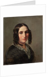 Portrait of the composer Fanny Hensel née Mendelssohn, 1842 by Anonymous