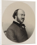 Portrait of the harpist and composer Félix Godefroid, 1855 by Anonymous