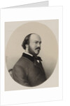 Portrait of the harpist and composer Félix Godefroid, 1855 by Anonymous