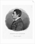 Portrait of the mathematician Joseph-Louis Lagrange, by Anonymous