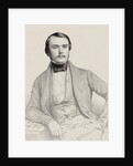 Portrait of the pianist and composer Alexandre Edouard Goria, 1855 by Anonymous