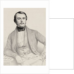 Portrait of the pianist and composer Alexandre Edouard Goria, 1855 by Anonymous