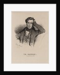 Portrait of the violinist and composer Theodor Haumann, 1834 by Anonymous