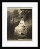 Portrait of Thérésa Tallien and her daughter in a park, 1810s by Anonymous