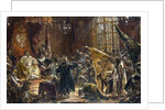 Presentation of Czar Vasili Shuisky by the hetman Stanislaw Zolkiewski at the Warsaw Sejm in 1611 by Anonymous