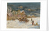 Russian village in winter, 1915 by Anonymous