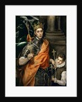 Saint Louis IX of France with a Page, End of 16th cen by Anonymous