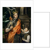 Saint Louis IX of France with a Page, End of 16th cen by Anonymous