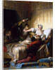 Scene in the bedroom of Marguerite de Valois during the St. Bartholomews Day massacre, 1836 by Anonymous
