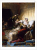 Scene in the bedroom of Marguerite de Valois during the St. Bartholomews Day massacre, 1836 by Anonymous