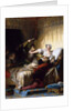 Scene in the bedroom of Marguerite de Valois during the St. Bartholomews Day massacre, 1836 by Anonymous