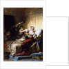 Scene in the bedroom of Marguerite de Valois during the St. Bartholomews Day massacre, 1836 by Anonymous