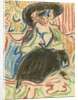 Seated Girl with Hat, 1909 by Anonymous