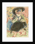 Seated Girl with Hat, 1909 by Anonymous