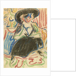 Seated Girl with Hat, 1909 by Anonymous