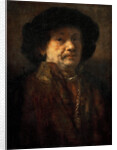 Self-Portrait in a fur coat with gold chain and earring, 1655 by Anonymous