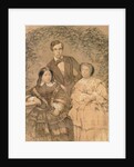 Sergei Mikhailovich Tretyakov with his wife Elizaveta Tretyakova and her sister Anna Alexeeva, 1850s by Anonymous