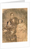 Sergei Mikhailovich Tretyakov with his wife Elizaveta Tretyakova and her sister Anna Alexeeva, 1850s by Anonymous