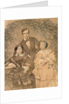 Sergei Mikhailovich Tretyakov with his wife Elizaveta Tretyakova and her sister Anna Alexeeva, 1850s by Anonymous