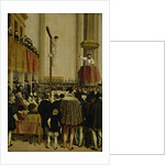 Sermon of the Papal Legate Cornelio Musso, in the Augustinian Church, Vienna, 1561 by Anonymous