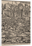 Siege of a city in the 15th century by Anonymous