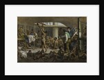 Slaves in the cellar of a slave boat, c. 1830 by Anonymous