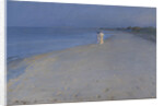 Summer evening on the south beach of Skagen. Anna Ancher and Marie Krøyer, 1893 by Anonymous