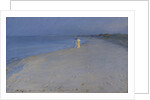 Summer evening on the south beach of Skagen. Anna Ancher and Marie Krøyer, 1893 by Anonymous