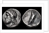 The 107th Olympiad. Obverse: Head of Zeus, Reverse: Eagle. Elis, Olympia, 352 BC by Anonymous
