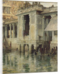 The Brahmin Bath, Madura, 1909 by Anonymous