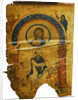 The Chludov Psalter. Christ Emmanuel. King David Enthroned, ca 850 by Anonymous