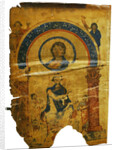 The Chludov Psalter. Christ Emmanuel. King David Enthroned, ca 850 by Anonymous