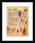 The Chludov Psalter. Psalm 104, ca 850 by Anonymous