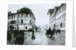 The corner of Povarskaya Street and Bolshaya Molchanovka Street in Moscow, 1912-1914 by Anonymous