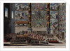 The Coronation Scene of Empress Elizabeth Petrovna in the Cathedral of the Dormition in the Moscow K by Anonymous