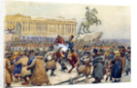 The Decembrist revolt at the Senate Square on December 14, 1825, 1870s by Anonymous