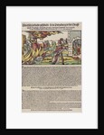 The Derenburg witch trial. Popular print, 1555 by Anonymous