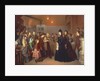 The Empress Elisabeth of Austria visits a soup kitchen in the Schönlaterngasse, 1875 by Anonymous