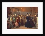 The Empress Elisabeth of Austria visits a soup kitchen in the Schönlaterngasse, 1875 by Anonymous