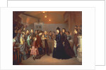 The Empress Elisabeth of Austria visits a soup kitchen in the Schönlaterngasse, 1875 by Anonymous