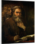 The evangelist Matthew and the angel, 1661 by Anonymous