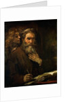 The evangelist Matthew and the angel, 1661 by Anonymous